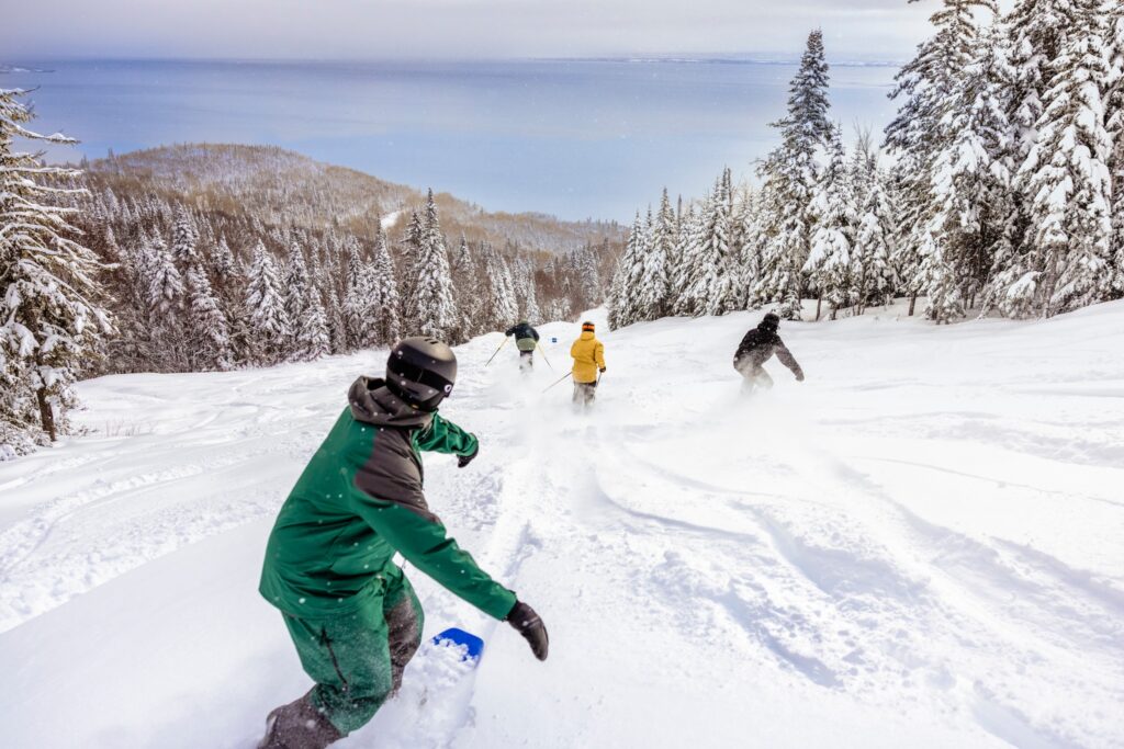 Piste de ski massif de Charlevoix